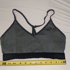 Nike Women's Pro Indy Training Sports Bra - Size Medium - Color Gray Grey